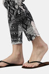 Enamor Viscose Loungewear Bottom - Black Abstract Tribe Aop — thumbnail 9